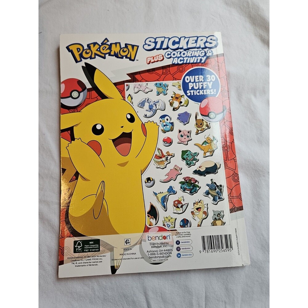 New‎ Pokemon Sticker Book - Picture 3 of 3